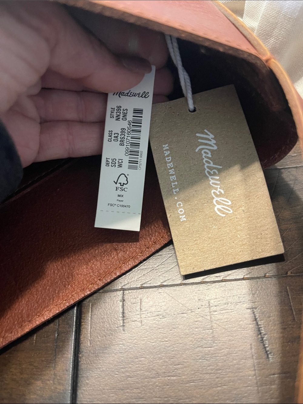 Madewell Leather Essential Tote in Chestnut Brown - Picture 12 of 12